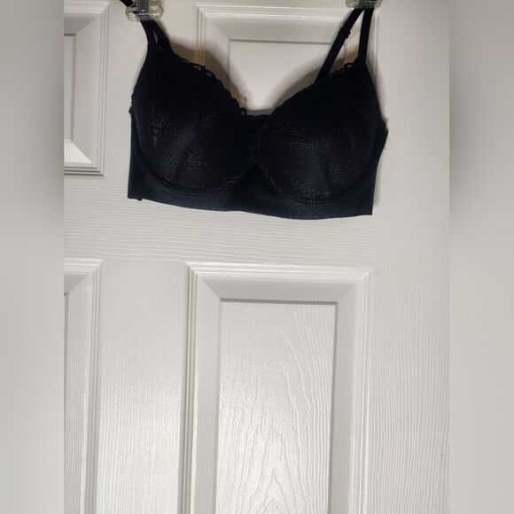 Adrienne Vittadini Women’s Bra Sz 38C Coral Floral Lace Padded Underwire - Picture 1 of 8